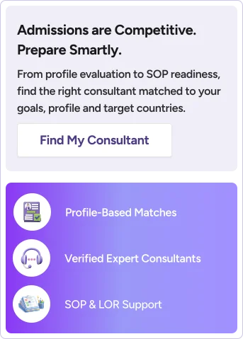 Prepare smartly with expert admission consultants